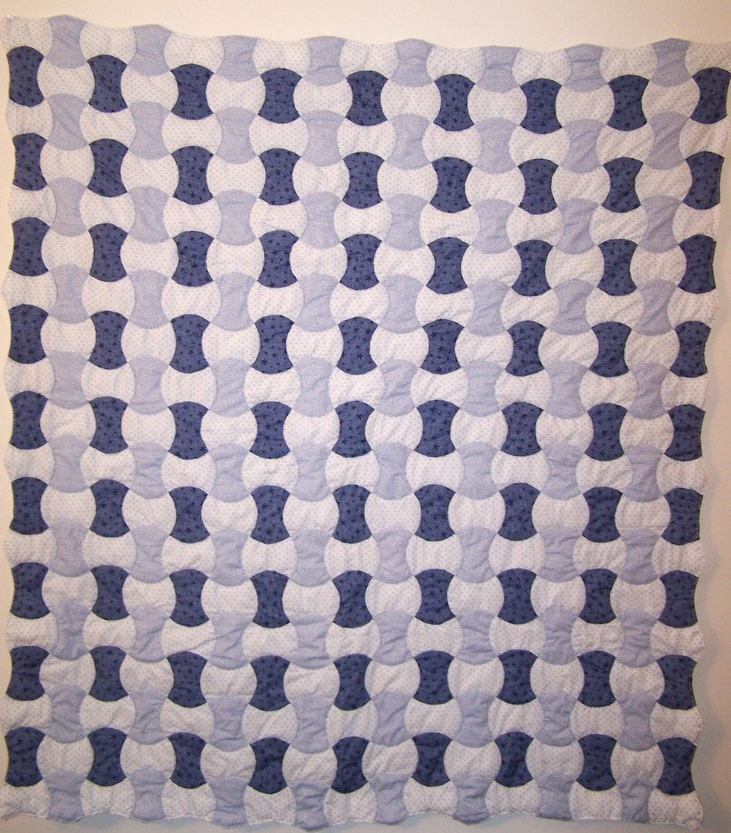 Blue Patchwork Friendship quilt